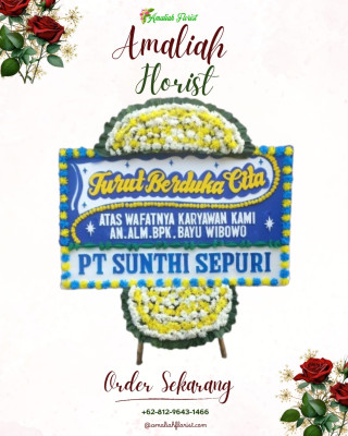 Papan Bunga Duka di Kaimear